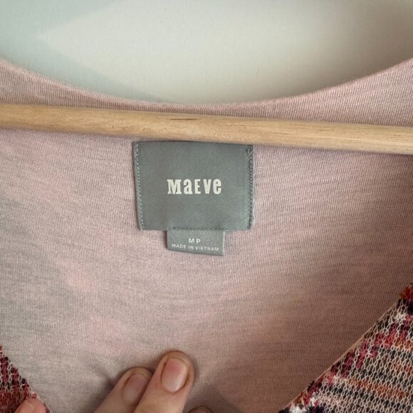 Anthropologie Maeve Erina Swing Knit Dress Size Medium Petite - Picture 2 of 7